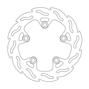 Moto-Master Flame Jarrulevy taakse Suzuki: AN 250 / 400 Burgman