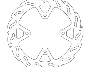 Moto-Master Flame Jarrulevy taakse Yamaha: YP125 / 250 X-Max