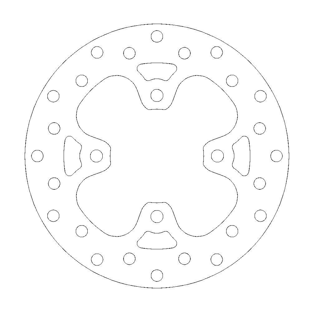 Moto-Master Jarrulevy eteen KTM XC450 / XC505 quad