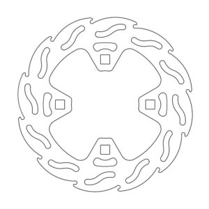 Moto-Master Flame Jarrulevy taakse KTM XC450 / XC505  quad