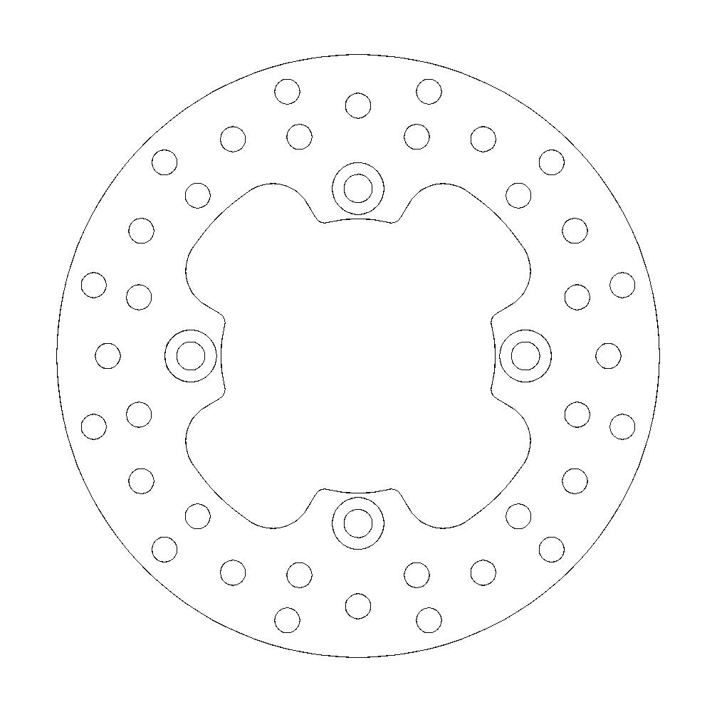 Moto-Master Jarrulevy eteen Bombardier/CanAm Renegade 800
