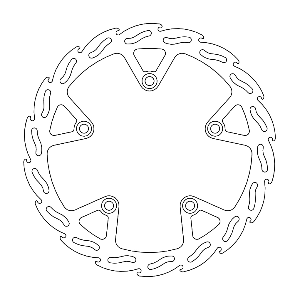 Moto-Master Flame Jarrulevy taakse BMW: K1200GT, K1300GT