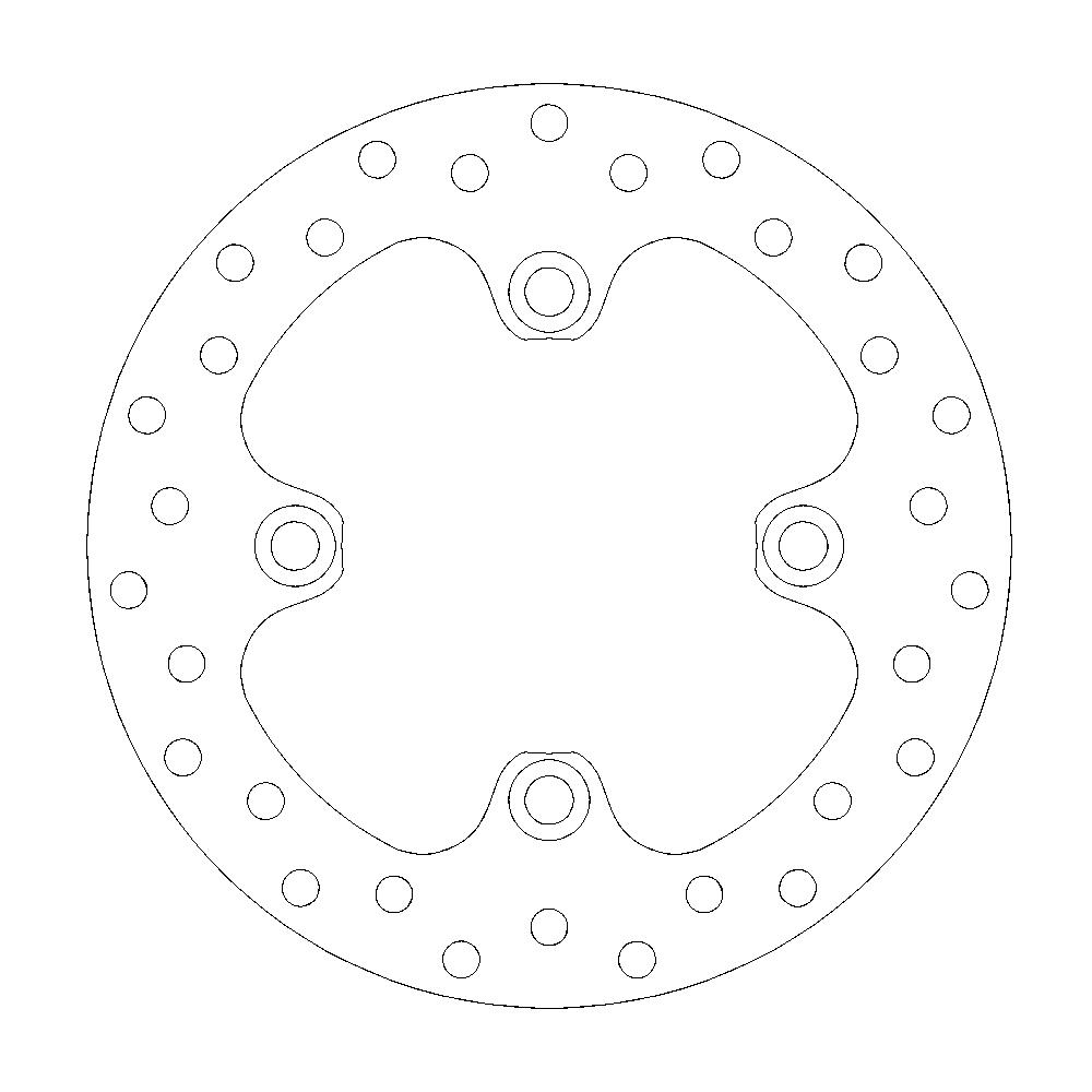 Moto-Master Jarrulevy eteen Suzuki LTA 700 / 750 Kingquad