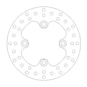 Moto-Master Jarrulevy eteen Kawasaki KVF 650 / 700 / 750 Bruteforce