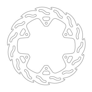 Moto-Master Flame Jarrulevy taakse Yamaha: WR250 X & R