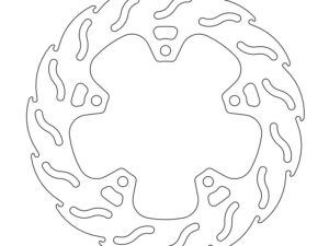 Moto-Master Flame Jarrulevy taakse Yamaha: YZF-R 125