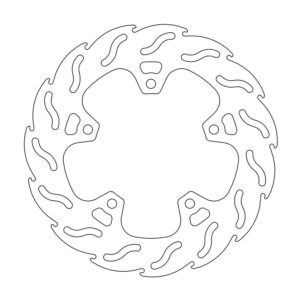 Moto-Master Flame Jarrulevy taakse Yamaha: YZF-R 125