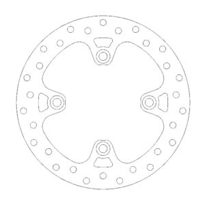 Moto-Master Jarrulevy eteen Yamaha YFM 700 Grizzly