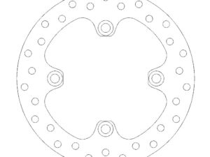 Moto-Master Flame Jarrulevy taakse Yamaha YFM 700 Grizzly