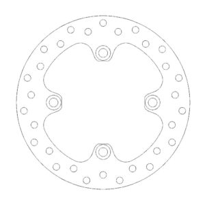Moto-Master Flame Jarrulevy taakse Yamaha YFM 700 Grizzly