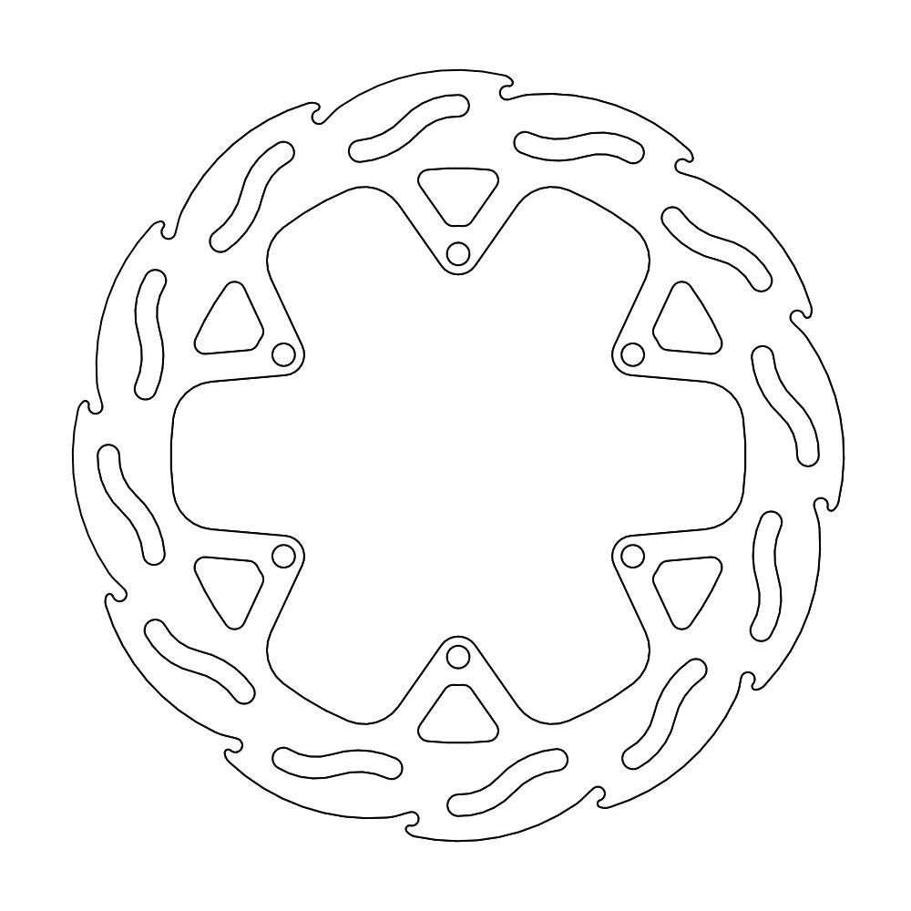 Moto-Master Flame Jarrulevy taakse BMW: G450X