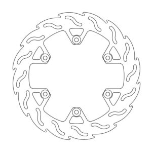 Moto-Master Flame Jarrulevy taakse Yamaha RD 350