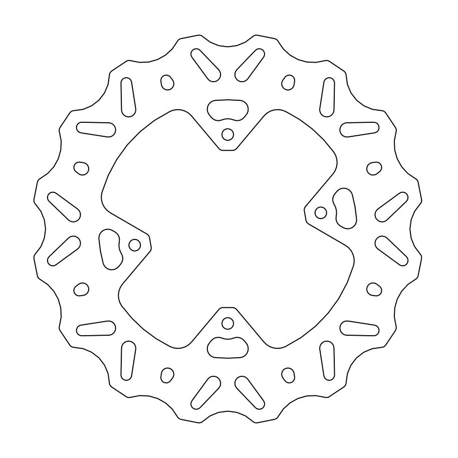 Moto-Master Jarrulevy CR85/CRF150 eteen Nitro