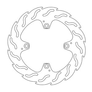 Moto-Master Flame Jarrulevy taakse Ducati Monster 1100, Multistrada