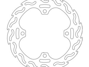 Moto-Master Flame Jarrulevy taakse Honda CR 125/250