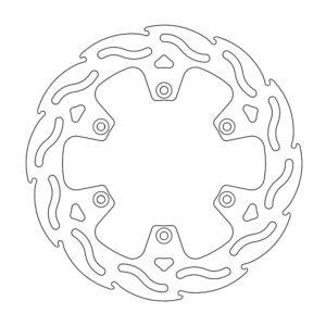 Moto-Master Flame Jarrulevy taakse Kawasaki KX 125/250 KLX300 (replaces 110034)