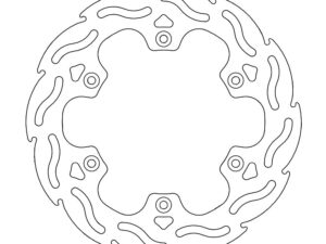 Moto-Master Flame Jarrulevy taakse Yamaha DT125, TDR125, TT600 (replaces 110068)