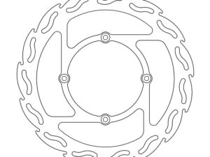 Moto-Master Flame Jarrulevy eteen Kawasaki KLX (replaces 110130)