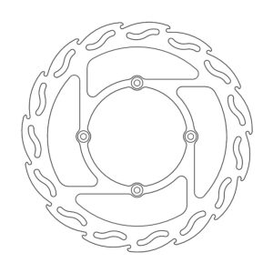 Moto-Master Flame Jarrulevy eteen Kawasaki KLX (replaces 110130)