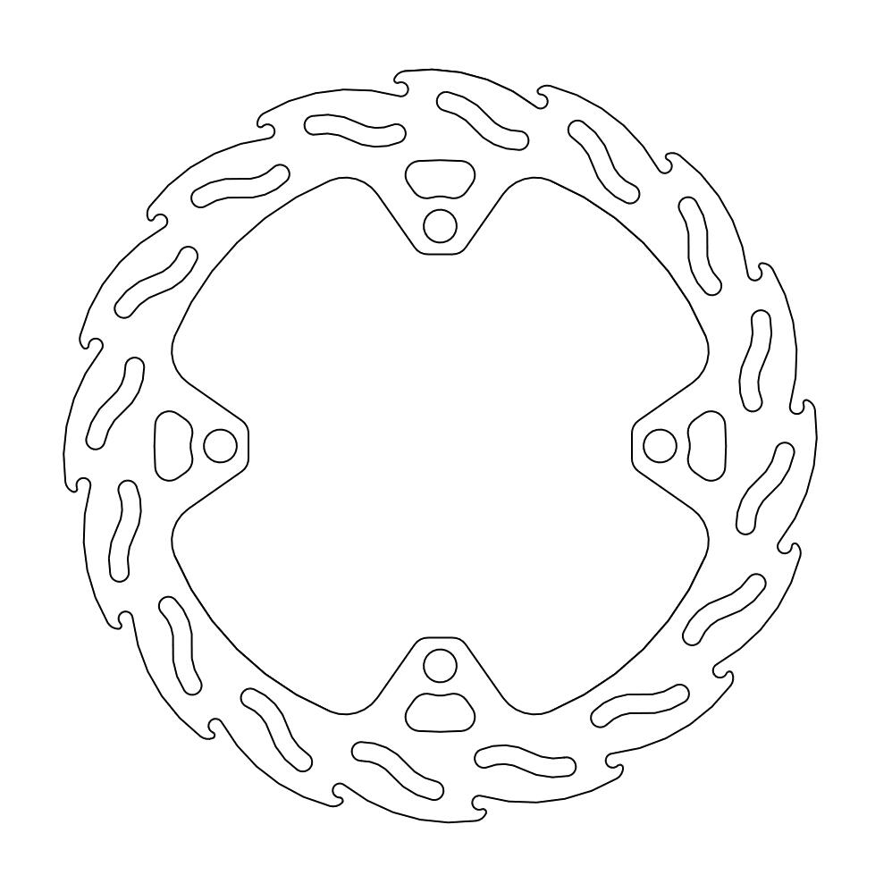 Moto-Master Factory Jarrulevy taakse Suzuki