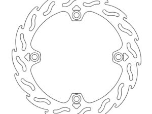 Moto-Master Flame Jarrulevy eteen vasen Dominator/Transalp 650