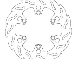 Moto-Master Flame Jarrulevy taakse Kawasaki