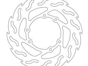 Moto-Master Flame Jarrulevy taakse Yamaha