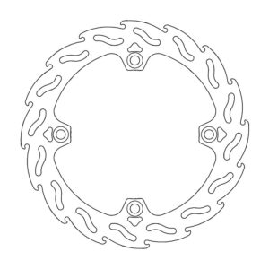 Moto-Master Flame Jarrulevy eteen oikea Dominator/Transalp 650