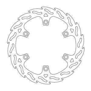Moto-Master Flame Jarrulevy eteen oikea Honda/Triumph