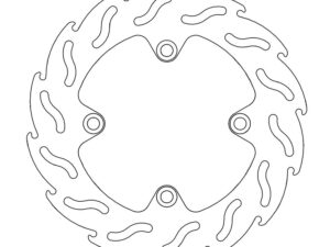 Moto-Master Flame Jarrulevy eteen vasen Honda Pantheon/Jazz