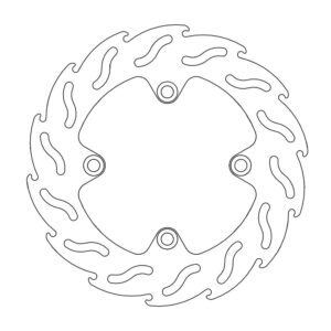 Moto-Master Flame Jarrulevy eteen vasen Honda Pantheon/Jazz