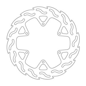 Moto-Master Flame Jarrulevy taakse KTM 990 SMR, ABS