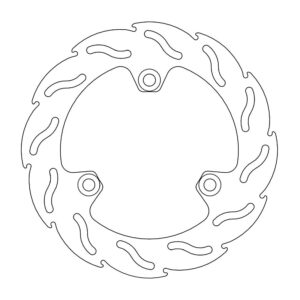 Moto-Master Flame Jarrulevy taakse Kawasaki 250 Ninja