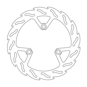 Moto-Master Flame Jarrulevy eteen oikea / taakse disc Suzuki Burgman 200