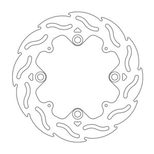 Moto-Master Flame Jarrulevy taakse CBR 600 RR