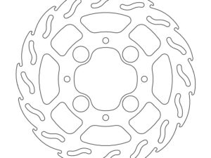 Moto-Master Flame Jarrulevy taakse VFR 800, ABS