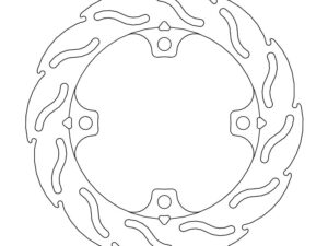 Moto-Master Flame Jarrulevy taakse CBR 1000 RR, ABS