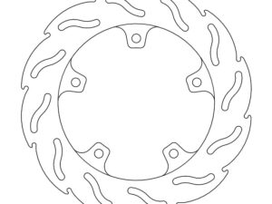 Moto-Master Flame Jarrulevy taakse RSV 4, Factory, ABS