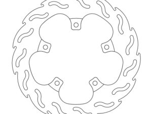 Moto-Master Flame Jarrulevy taakse Shiver 750, Dorsoduro