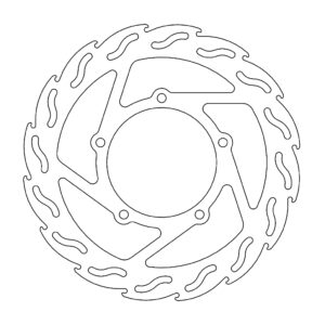 Moto-Master Flame Jarrulevy taakse Mana 850