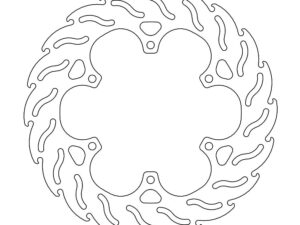 Moto-Master Flame Jarrulevy taakse XT1200Z, ABS Tenere