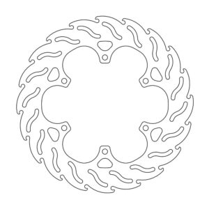 Moto-Master Flame Jarrulevy taakse XT1200Z, ABS Tenere