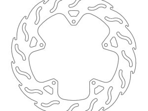 Moto-Master Flame Jarrulevy eteen vasen X9 500 Evolution, Nexus 500