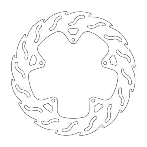 Moto-Master Flame Jarrulevy eteen vasen X9 500 Evolution, Nexus 500