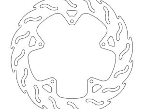 Moto-Master Flame Jarrulevy eteen oikea X9 500 Evolution, Nexus 500