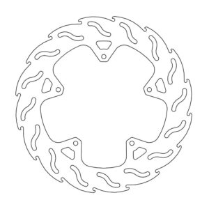 Moto-Master Flame Jarrulevy eteen oikea X9 500 Evolution, Nexus 500