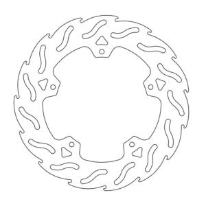 Moto-Master Flame Jarrulevy taakse Vespa