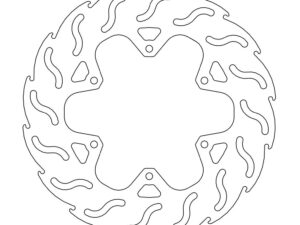 Moto-Master Flame Jarrulevy eteen vasen MP3, FUOCO