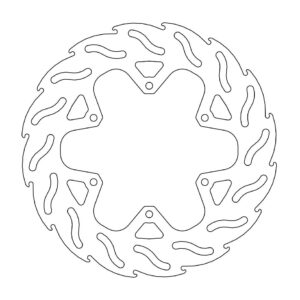 Moto-Master Flame Jarrulevy eteen oikea MP3, FUOCO