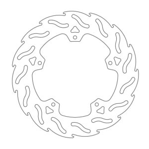 Moto-Master Flame Jarrulevy taakse Gilera, Piaggio